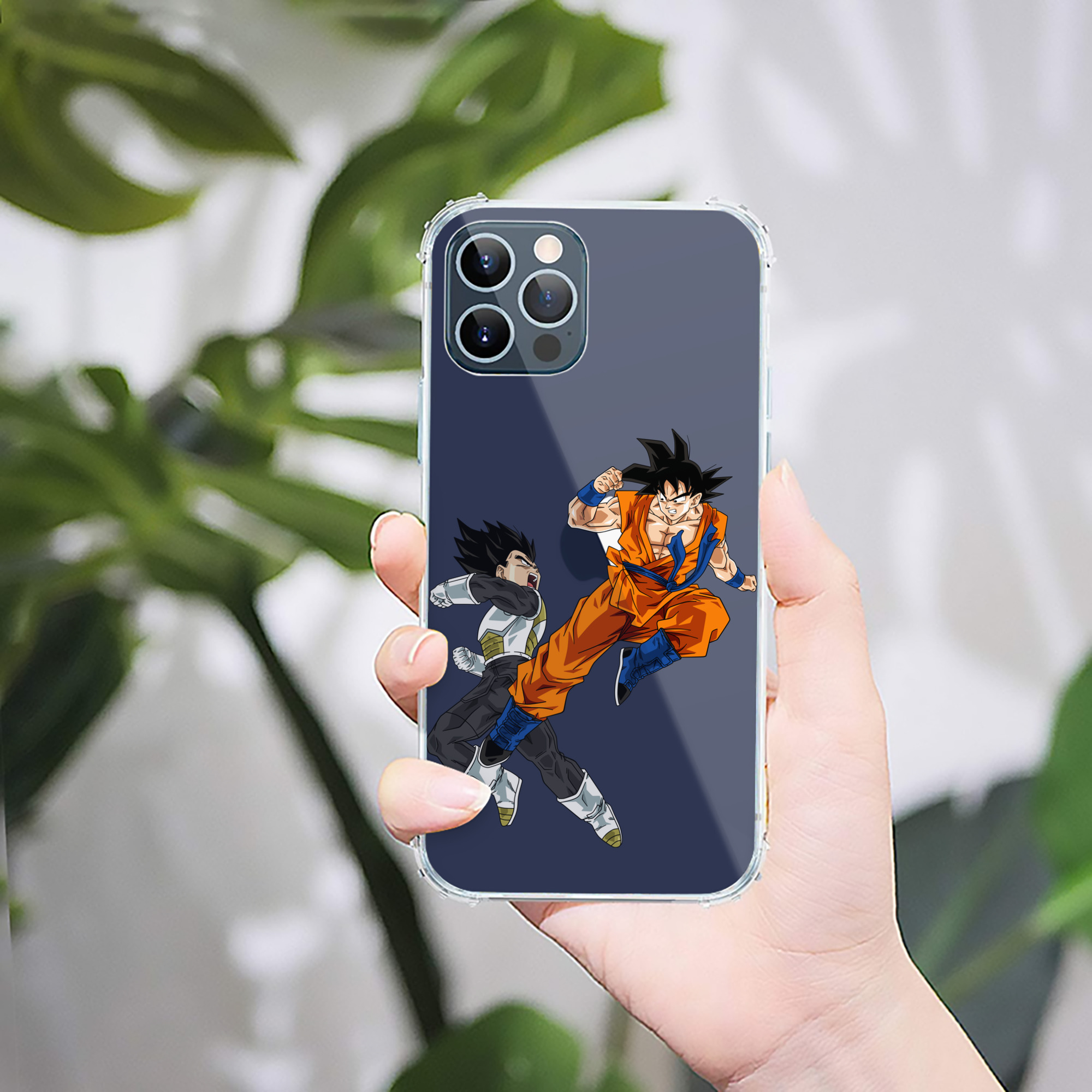 （画像用） ドラゴンボール 孫悟空（そん ごくう）Son Goku カカロット DRAGON BALL Kakarotto 【iPhone 12シリーズ対応】透明スマホケース（クリアソフトケース）